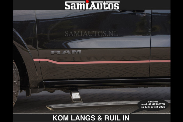 Dodge Ram Limited 540 PK | HUD | €84950,- excl | LUCHTVERING | MASSAGE | PASSAGIERSSCHERM | De Meest Luxe en Volle Pick-Up in zijn Klasse  Comfortabele Dubbele Cabine met Royale 5 Zitplaatsen | BPM vrij | Nu Leverbaar uit Voorraad | Voorraad Nr 2335 - 5153 | De specialist in Amerikaanse pick‑ups in Nederland en Europa.