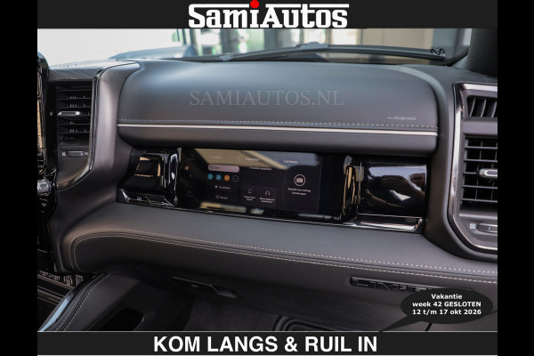 Dodge Ram Limited 540 PK | HUD | €84950,- excl | LUCHTVERING | MASSAGE | PASSAGIERSSCHERM | De Meest Luxe en Volle Pick-Up in zijn Klasse  Comfortabele Dubbele Cabine met Royale 5 Zitplaatsen | BPM vrij | Nu Leverbaar uit Voorraad | Voorraad Nr 2335 - 5153 | De specialist in Amerikaanse pick‑ups in Nederland en Europa.