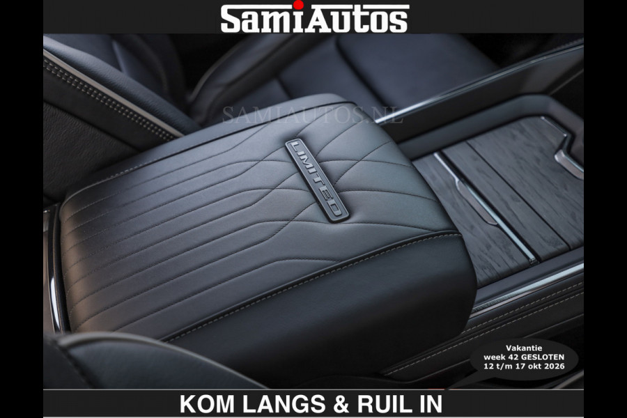 Dodge Ram Limited 540 PK | HUD | €84950,- excl | LUCHTVERING | MASSAGE | PASSAGIERSSCHERM | De Meest Luxe en Volle Pick-Up in zijn Klasse  Comfortabele Dubbele Cabine met Royale 5 Zitplaatsen | BPM vrij | Nu Leverbaar uit Voorraad | Voorraad Nr 2335 - 5153 | De specialist in Amerikaanse pick‑ups in Nederland en Europa.