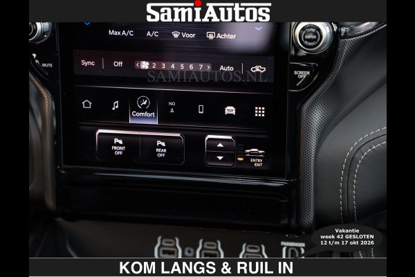 Dodge Ram Limited 540 PK | HUD | €84950,- excl | LUCHTVERING | MASSAGE | PASSAGIERSSCHERM | De Meest Luxe en Volle Pick-Up in zijn Klasse  Comfortabele Dubbele Cabine met Royale 5 Zitplaatsen | BPM vrij | Nu Leverbaar uit Voorraad | Voorraad Nr 2335 - 5153 | De specialist in Amerikaanse pick‑ups in Nederland en Europa.