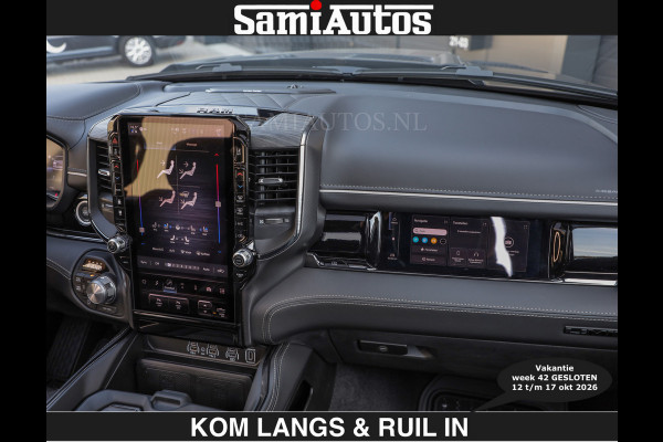 Dodge Ram Limited 540 PK | HUD | €84950,- excl | LUCHTVERING | MASSAGE | PASSAGIERSSCHERM | De Meest Luxe en Volle Pick-Up in zijn Klasse  Comfortabele Dubbele Cabine met Royale 5 Zitplaatsen | BPM vrij | Nu Leverbaar uit Voorraad | Voorraad Nr 2335 - 5153 | De specialist in Amerikaanse pick‑ups in Nederland en Europa.