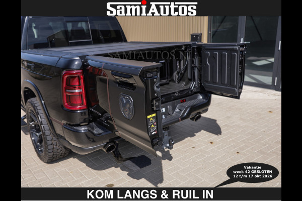 Dodge Ram Limited 540 PK | HUD | €84950,- excl | LUCHTVERING | MASSAGE | PASSAGIERSSCHERM | De Meest Luxe en Volle Pick-Up in zijn Klasse  Comfortabele Dubbele Cabine met Royale 5 Zitplaatsen | BPM vrij | Nu Leverbaar uit Voorraad | Voorraad Nr 2335 - 5153 | De specialist in Amerikaanse pick‑ups in Nederland en Europa.
