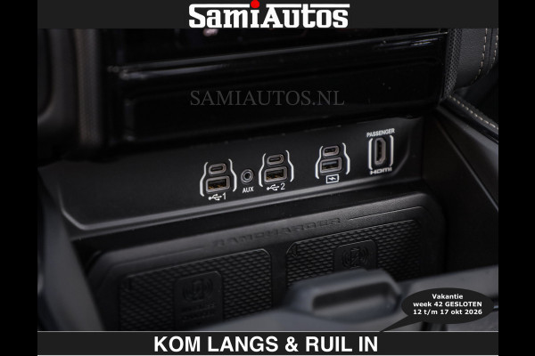 Dodge Ram Limited 540 PK | HUD | €84950,- excl | LUCHTVERING | MASSAGE | PASSAGIERSSCHERM | De Meest Luxe en Volle Pick-Up in zijn Klasse  Comfortabele Dubbele Cabine met Royale 5 Zitplaatsen | BPM vrij | Nu Leverbaar uit Voorraad | Voorraad Nr 2335 - 5153 | De specialist in Amerikaanse pick‑ups in Nederland en Europa.