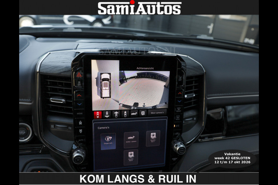 Dodge Ram Limited 540 PK | HUD | €84950,- excl | LUCHTVERING | MASSAGE | PASSAGIERSSCHERM | De Meest Luxe en Volle Pick-Up in zijn Klasse  Comfortabele Dubbele Cabine met Royale 5 Zitplaatsen | BPM vrij | Nu Leverbaar uit Voorraad | Voorraad Nr 2335 - 5153 | De specialist in Amerikaanse pick‑ups in Nederland en Europa.