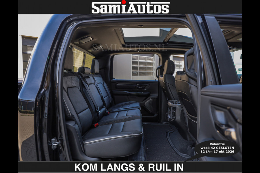 Dodge Ram Limited 540 PK | HUD | €84950,- excl | LUCHTVERING | MASSAGE | PASSAGIERSSCHERM | De Meest Luxe en Volle Pick-Up in zijn Klasse  Comfortabele Dubbele Cabine met Royale 5 Zitplaatsen | BPM vrij | Nu Leverbaar uit Voorraad | Voorraad Nr 2335 - 5153 | De specialist in Amerikaanse pick‑ups in Nederland en Europa.