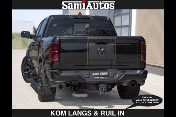 Dodge Ram Limited 540 PK | HUD | €84950,- excl | LUCHTVERING | MASSAGE | PASSAGIERSSCHERM | De Meest Luxe en Volle Pick-Up in zijn Klasse  Comfortabele Dubbele Cabine met Royale 5 Zitplaatsen | BPM vrij | Nu Leverbaar uit Voorraad | Voorraad Nr 2335 - 5153 | De specialist in Amerikaanse pick‑ups in Nederland en Europa.