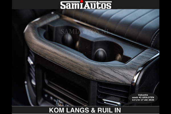 Dodge Ram Limited 540 PK | HUD | €84950,- excl | LUCHTVERING | MASSAGE | PASSAGIERSSCHERM | De Meest Luxe en Volle Pick-Up in zijn Klasse  Comfortabele Dubbele Cabine met Royale 5 Zitplaatsen | BPM vrij | Nu Leverbaar uit Voorraad | Voorraad Nr 2335 - 5153 | De specialist in Amerikaanse pick‑ups in Nederland en Europa.