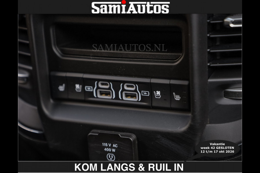 Dodge Ram Limited 540 PK | HUD | €84950,- excl | LUCHTVERING | MASSAGE | PASSAGIERSSCHERM | De Meest Luxe en Volle Pick-Up in zijn Klasse  Comfortabele Dubbele Cabine met Royale 5 Zitplaatsen | BPM vrij | Nu Leverbaar uit Voorraad | Voorraad Nr 2335 - 5153 | De specialist in Amerikaanse pick‑ups in Nederland en Europa.