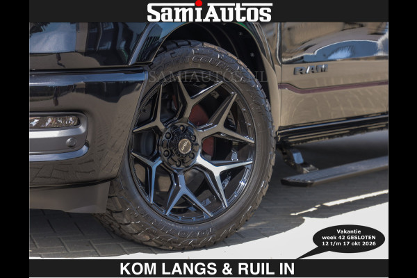 Dodge Ram Limited 540 PK | HUD | €84950,- excl | LUCHTVERING | MASSAGE | PASSAGIERSSCHERM | De Meest Luxe en Volle Pick-Up in zijn Klasse  Comfortabele Dubbele Cabine met Royale 5 Zitplaatsen | BPM vrij | Nu Leverbaar uit Voorraad | Voorraad Nr 2335 - 5153 | De specialist in Amerikaanse pick‑ups in Nederland en Europa.