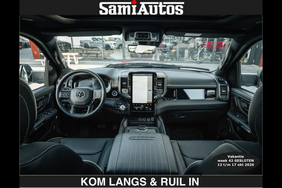 Dodge Ram Limited 540 PK €84950,- excl | De Meest Luxe en Volle Pick-Up in zijn Klasse | Massage + Full Option | Comfortabele Dubbele Cabine met Royale 5 Zitplaatsen | BPM vrij | Nu Leverbaar uit Voorraad | Voorraad Nr 2351 - 7478 | De specialist in Amerikaanse pick‑ups in Nederland en Europa.