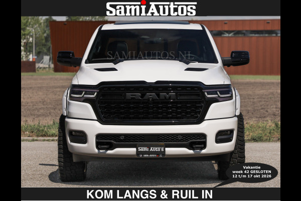Dodge Ram Limited 540 PK €84950,- excl | De Meest Luxe en Volle Pick-Up in zijn Klasse | Massage + Full Option | Comfortabele Dubbele Cabine met Royale 5 Zitplaatsen | BPM vrij | Nu Leverbaar uit Voorraad | Voorraad Nr 2351 - 7478 | De specialist in Amerikaanse pick‑ups in Nederland en Europa.