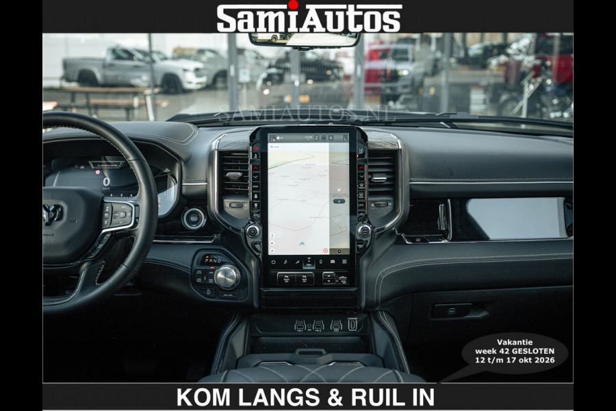 Dodge Ram Limited 540 PK €84950,- excl | De Meest Luxe en Volle Pick-Up in zijn Klasse | Massage + Full Option | Comfortabele Dubbele Cabine met Royale 5 Zitplaatsen | BPM vrij | Nu Leverbaar uit Voorraad | Voorraad Nr 2351 - 7478 | De specialist in Amerikaanse pick‑ups in Nederland en Europa.