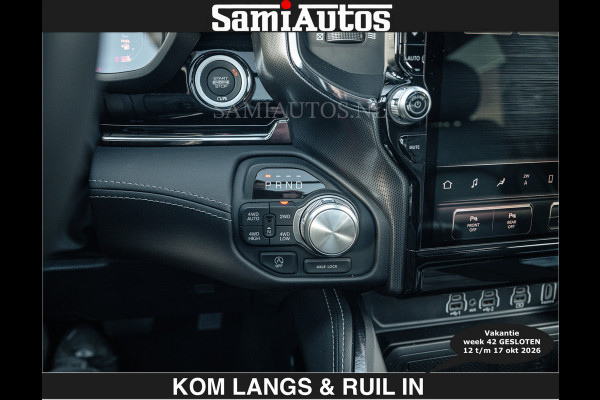 Dodge Ram Limited 540 PK €84950,- excl | De Meest Luxe en Volle Pick-Up in zijn Klasse | Massage + Full Option | Comfortabele Dubbele Cabine met Royale 5 Zitplaatsen | BPM vrij | Nu Leverbaar uit Voorraad | Voorraad Nr 2351 - 7478 | De specialist in Amerikaanse pick‑ups in Nederland en Europa.
