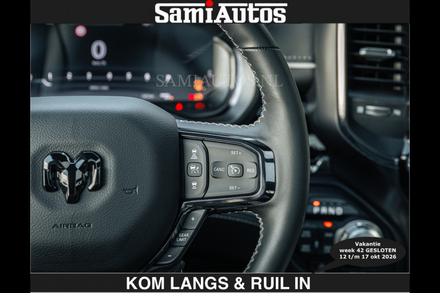 Dodge Ram Limited 540 PK €84950,- excl | De Meest Luxe en Volle Pick-Up in zijn Klasse | Massage + Full Option | Comfortabele Dubbele Cabine met Royale 5 Zitplaatsen | BPM vrij | Nu Leverbaar uit Voorraad | Voorraad Nr 2351 - 7478 | De specialist in Amerikaanse pick‑ups in Nederland en Europa.