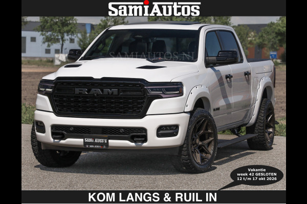 Dodge Ram Limited 540 PK €84950,- excl | De Meest Luxe en Volle Pick-Up in zijn Klasse | Massage + Full Option | Comfortabele Dubbele Cabine met Royale 5 Zitplaatsen | BPM vrij | Nu Leverbaar uit Voorraad | Voorraad Nr 2351 - 7478 | De specialist in Amerikaanse pick‑ups in Nederland en Europa.