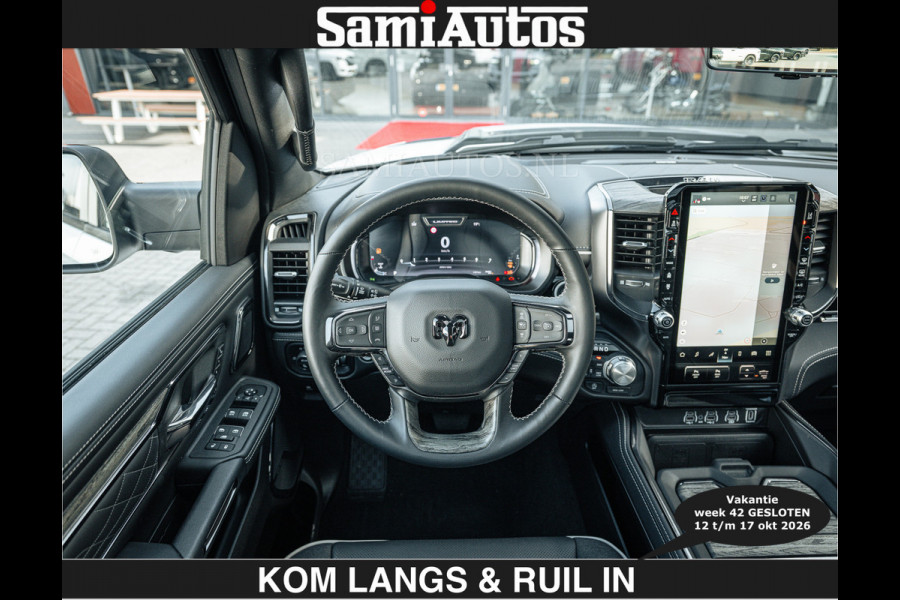 Dodge Ram Limited 540 PK €84950,- excl | De Meest Luxe en Volle Pick-Up in zijn Klasse | Massage + Full Option | Comfortabele Dubbele Cabine met Royale 5 Zitplaatsen | BPM vrij | Nu Leverbaar uit Voorraad | Voorraad Nr 2351 - 7478 | De specialist in Amerikaanse pick‑ups in Nederland en Europa.