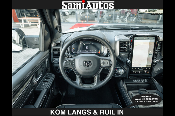Dodge Ram Limited 540 PK €84950,- excl | De Meest Luxe en Volle Pick-Up in zijn Klasse | Massage + Full Option | Comfortabele Dubbele Cabine met Royale 5 Zitplaatsen | BPM vrij | Nu Leverbaar uit Voorraad | Voorraad Nr 2351 - 7478 | De specialist in Amerikaanse pick‑ups in Nederland en Europa.
