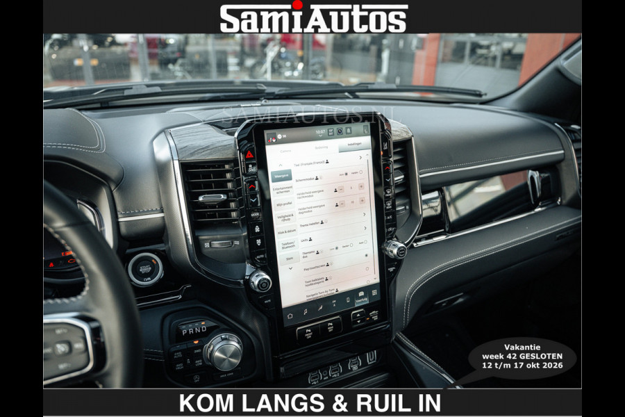Dodge Ram Limited 540 PK €84950,- excl | De Meest Luxe en Volle Pick-Up in zijn Klasse | Massage + Full Option | Comfortabele Dubbele Cabine met Royale 5 Zitplaatsen | BPM vrij | Nu Leverbaar uit Voorraad | Voorraad Nr 2351 - 7478 | De specialist in Amerikaanse pick‑ups in Nederland en Europa.