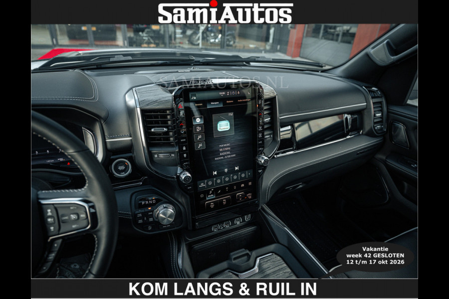 Dodge Ram Limited 540 PK €84950,- excl | De Meest Luxe en Volle Pick-Up in zijn Klasse | Massage + Full Option | Comfortabele Dubbele Cabine met Royale 5 Zitplaatsen | BPM vrij | Nu Leverbaar uit Voorraad | Voorraad Nr 2351 - 7478 | De specialist in Amerikaanse pick‑ups in Nederland en Europa.