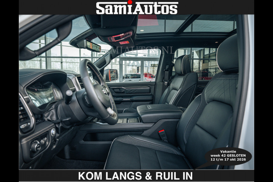 Dodge Ram Limited 540 PK €84950,- excl | De Meest Luxe en Volle Pick-Up in zijn Klasse | Massage + Full Option | Comfortabele Dubbele Cabine met Royale 5 Zitplaatsen | BPM vrij | Nu Leverbaar uit Voorraad | Voorraad Nr 2351 - 7478 | De specialist in Amerikaanse pick‑ups in Nederland en Europa.