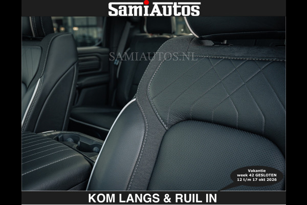 Dodge Ram Limited 540 PK €84950,- excl | De Meest Luxe en Volle Pick-Up in zijn Klasse | Massage + Full Option | Comfortabele Dubbele Cabine met Royale 5 Zitplaatsen | BPM vrij | Nu Leverbaar uit Voorraad | Voorraad Nr 2351 - 7478 | De specialist in Amerikaanse pick‑ups in Nederland en Europa.