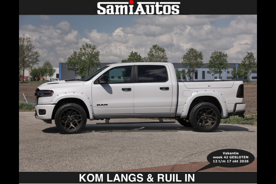 Dodge Ram Limited 540 PK €84950,- excl | De Meest Luxe en Volle Pick-Up in zijn Klasse | Massage + Full Option | Comfortabele Dubbele Cabine met Royale 5 Zitplaatsen | BPM vrij | Nu Leverbaar uit Voorraad | Voorraad Nr 2351 - 7478 | De specialist in Amerikaanse pick‑ups in Nederland en Europa.