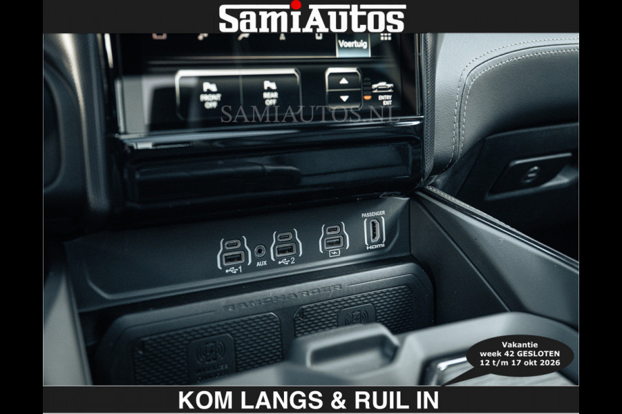 Dodge Ram Limited 540 PK €84950,- excl | De Meest Luxe en Volle Pick-Up in zijn Klasse | Massage + Full Option | Comfortabele Dubbele Cabine met Royale 5 Zitplaatsen | BPM vrij | Nu Leverbaar uit Voorraad | Voorraad Nr 2351 - 7478 | De specialist in Amerikaanse pick‑ups in Nederland en Europa.