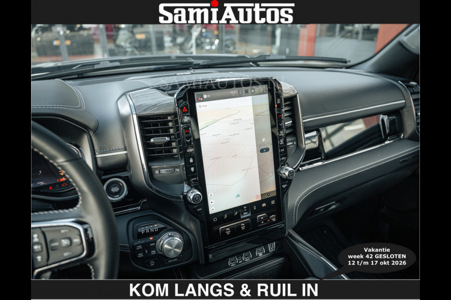 Dodge Ram Limited 540 PK €84950,- excl | De Meest Luxe en Volle Pick-Up in zijn Klasse | Massage + Full Option | Comfortabele Dubbele Cabine met Royale 5 Zitplaatsen | BPM vrij | Nu Leverbaar uit Voorraad | Voorraad Nr 2351 - 7478 | De specialist in Amerikaanse pick‑ups in Nederland en Europa.