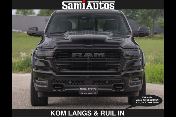 Dodge Ram BOM VOL | Night Premium | €79950,- excl | Full Option | De Meest Luxe Pick-Up in zijn Klasse | Comfortabele Dubbele Cabine met Royale 5 Zitplaatsen | BPM vrij | Nu Leverbaar uit Voorraad | Voorraad Nr 2287 - 3384 | De specialist in Amerikaanse pick‑ups in Nederland en Europa.