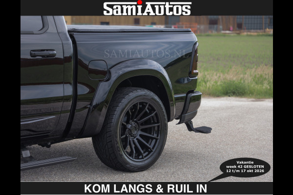 Dodge Ram BOM VOL | Night Premium | €79950,- excl | Full Option | De Meest Luxe Pick-Up in zijn Klasse | Comfortabele Dubbele Cabine met Royale 5 Zitplaatsen | BPM vrij | Nu Leverbaar uit Voorraad | Voorraad Nr 2287 - 3384 | De specialist in Amerikaanse pick‑ups in Nederland en Europa.