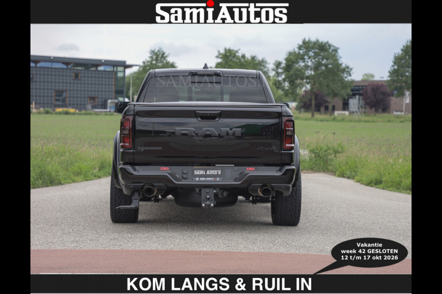 Dodge Ram BOM VOL | Night Premium | €79950,- excl | Full Option | De Meest Luxe Pick-Up in zijn Klasse | Comfortabele Dubbele Cabine met Royale 5 Zitplaatsen | BPM vrij | Nu Leverbaar uit Voorraad | Voorraad Nr 2287 - 3384 | De specialist in Amerikaanse pick‑ups in Nederland en Europa.