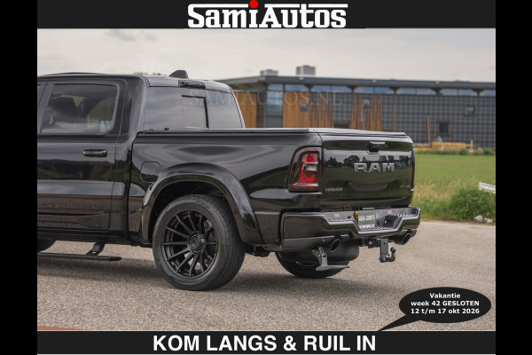 Dodge Ram BOM VOL | Night Premium | €79950,- excl | Full Option | De Meest Luxe Pick-Up in zijn Klasse | Comfortabele Dubbele Cabine met Royale 5 Zitplaatsen | BPM vrij | Nu Leverbaar uit Voorraad | Voorraad Nr 2287 - 3384 | De specialist in Amerikaanse pick‑ups in Nederland en Europa.