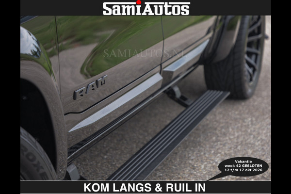 Dodge Ram BOM VOL | Night Premium | €79950,- excl | Full Option | De Meest Luxe Pick-Up in zijn Klasse | Comfortabele Dubbele Cabine met Royale 5 Zitplaatsen | BPM vrij | Nu Leverbaar uit Voorraad | Voorraad Nr 2287 - 3384 | De specialist in Amerikaanse pick‑ups in Nederland en Europa.