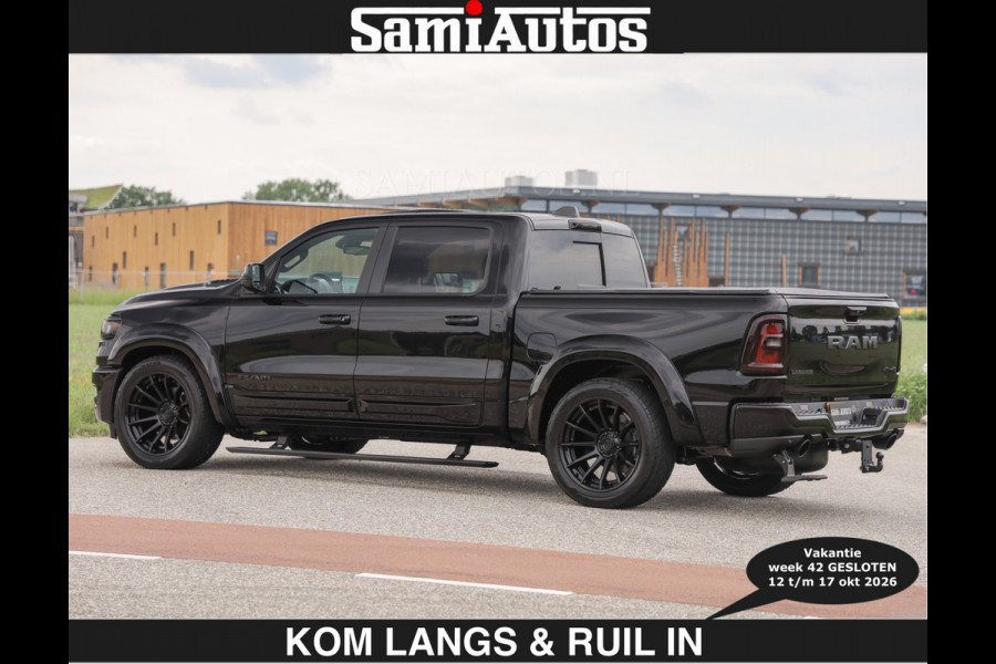 Dodge Ram BOM VOL | Night Premium | €79950,- excl | Full Option | De Meest Luxe Pick-Up in zijn Klasse | Comfortabele Dubbele Cabine met Royale 5 Zitplaatsen | BPM vrij | Nu Leverbaar uit Voorraad | Voorraad Nr 2287 - 3384 | De specialist in Amerikaanse pick‑ups in Nederland en Europa.