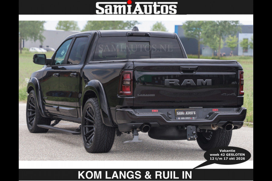 Dodge Ram BOM VOL | Night Premium | €79950,- excl | Full Option | De Meest Luxe Pick-Up in zijn Klasse | Comfortabele Dubbele Cabine met Royale 5 Zitplaatsen | BPM vrij | Nu Leverbaar uit Voorraad | Voorraad Nr 2287 - 3384 | De specialist in Amerikaanse pick‑ups in Nederland en Europa.