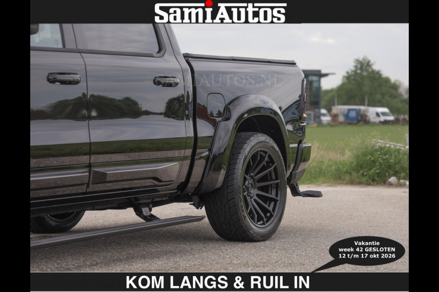 Dodge Ram BOM VOL | Night Premium | €79950,- excl | Full Option | De Meest Luxe Pick-Up in zijn Klasse | Comfortabele Dubbele Cabine met Royale 5 Zitplaatsen | BPM vrij | Nu Leverbaar uit Voorraad | Voorraad Nr 2287 - 3384 | De specialist in Amerikaanse pick‑ups in Nederland en Europa.