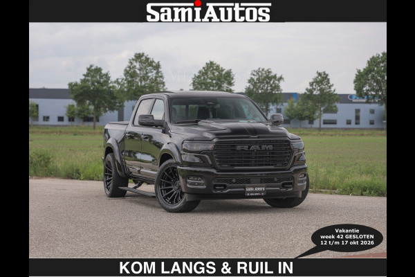 Dodge Ram BOM VOL | Night Premium | €79950,- excl | Full Option | De Meest Luxe Pick-Up in zijn Klasse | Comfortabele Dubbele Cabine met Royale 5 Zitplaatsen | BPM vrij | Nu Leverbaar uit Voorraad | Voorraad Nr 2287 - 3384 | De specialist in Amerikaanse pick‑ups in Nederland en Europa.