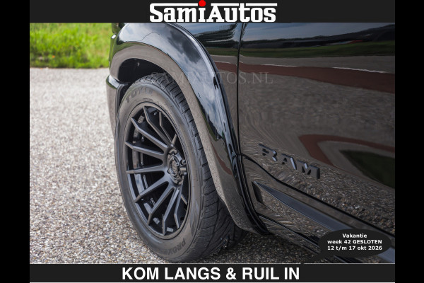 Dodge Ram BOM VOL | Night Premium | €79950,- excl | Full Option | De Meest Luxe Pick-Up in zijn Klasse | Comfortabele Dubbele Cabine met Royale 5 Zitplaatsen | BPM vrij | Nu Leverbaar uit Voorraad | Voorraad Nr 2287 - 3384 | De specialist in Amerikaanse pick‑ups in Nederland en Europa.
