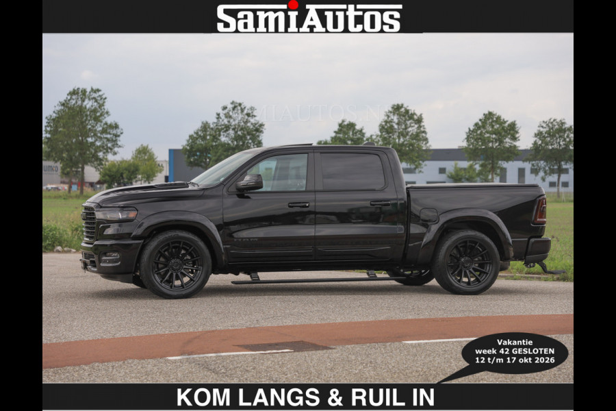 Dodge Ram BOM VOL | Night Premium | €79950,- excl | Full Option | De Meest Luxe Pick-Up in zijn Klasse | Comfortabele Dubbele Cabine met Royale 5 Zitplaatsen | BPM vrij | Nu Leverbaar uit Voorraad | Voorraad Nr 2287 - 3384 | De specialist in Amerikaanse pick‑ups in Nederland en Europa.