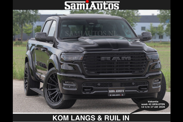 Dodge Ram BOM VOL | Night Premium | €79950,- excl | Full Option | De Meest Luxe Pick-Up in zijn Klasse | Comfortabele Dubbele Cabine met Royale 5 Zitplaatsen | BPM vrij | Nu Leverbaar uit Voorraad | Voorraad Nr 2287 - 3384 | De specialist in Amerikaanse pick‑ups in Nederland en Europa.