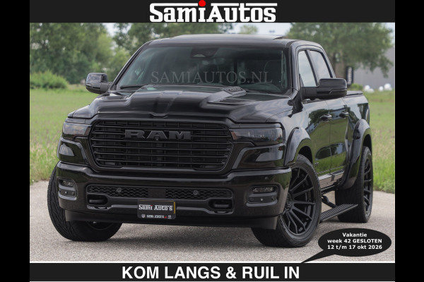 Dodge Ram BOM VOL | Night Premium | €79950,- excl | Full Option | De Meest Luxe Pick-Up in zijn Klasse | Comfortabele Dubbele Cabine met Royale 5 Zitplaatsen | BPM vrij | Nu Leverbaar uit Voorraad | Voorraad Nr 2287 - 3384 | De specialist in Amerikaanse pick‑ups in Nederland en Europa.