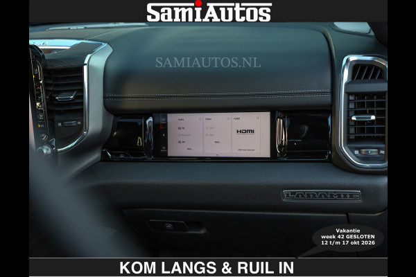 Dodge Ram BOM VOL | Night Premium | €79950,- excl | Full Option | De Meest Luxe Pick-Up in zijn Klasse | Comfortabele Dubbele Cabine met Royale 5 Zitplaatsen | BPM vrij | Nu Leverbaar uit Voorraad | Voorraad Nr 2287 - 3384 | De specialist in Amerikaanse pick‑ups in Nederland en Europa.