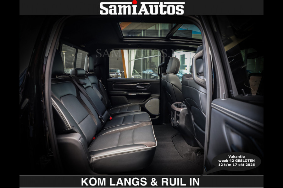 Dodge Ram BOM VOL | Night Premium | €79950,- excl | Full Option | De Meest Luxe Pick-Up in zijn Klasse | Comfortabele Dubbele Cabine met Royale 5 Zitplaatsen | BPM vrij | Nu Leverbaar uit Voorraad | Voorraad Nr 2287 - 3384 | De specialist in Amerikaanse pick‑ups in Nederland en Europa.