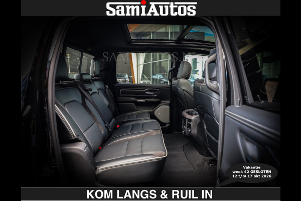 Dodge Ram BOM VOL | Night Premium | €79950,- excl | Full Option | De Meest Luxe Pick-Up in zijn Klasse | Comfortabele Dubbele Cabine met Royale 5 Zitplaatsen | BPM vrij | Nu Leverbaar uit Voorraad | Voorraad Nr 2287 - 3384 | De specialist in Amerikaanse pick‑ups in Nederland en Europa.
