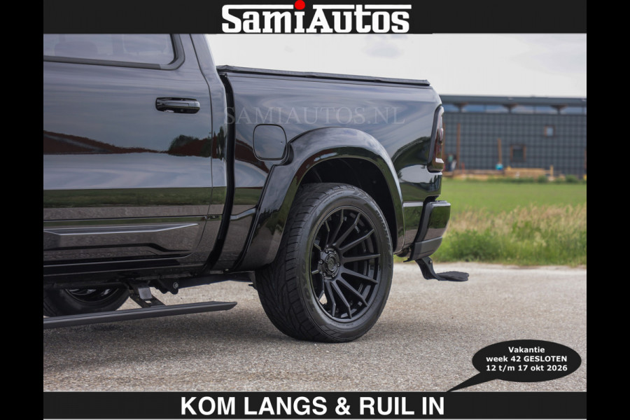 Dodge Ram BOM VOL | Night Premium | €79950,- excl | Full Option | De Meest Luxe Pick-Up in zijn Klasse | Comfortabele Dubbele Cabine met Royale 5 Zitplaatsen | BPM vrij | Nu Leverbaar uit Voorraad | Voorraad Nr 2287 - 3384 | De specialist in Amerikaanse pick‑ups in Nederland en Europa.