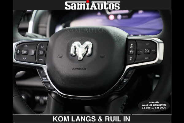 Dodge Ram BOM VOL | Night Premium | €79950,- excl | Full Option | De Meest Luxe Pick-Up in zijn Klasse | Comfortabele Dubbele Cabine met Royale 5 Zitplaatsen | BPM vrij | Nu Leverbaar uit Voorraad | Voorraad Nr 2287 - 3384 | De specialist in Amerikaanse pick‑ups in Nederland en Europa.