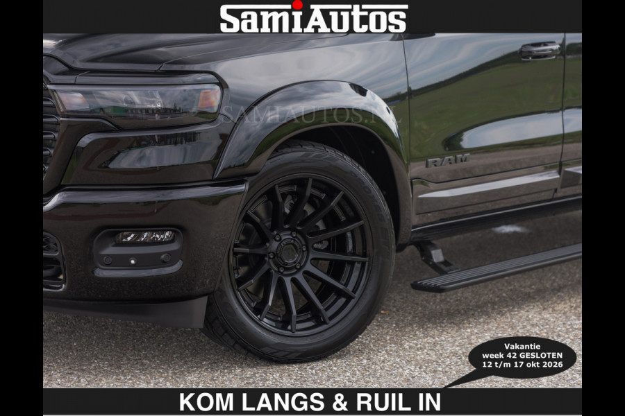 Dodge Ram BOM VOL | Night Premium | €79950,- excl | Full Option | De Meest Luxe Pick-Up in zijn Klasse | Comfortabele Dubbele Cabine met Royale 5 Zitplaatsen | BPM vrij | Nu Leverbaar uit Voorraad | Voorraad Nr 2287 - 3384 | De specialist in Amerikaanse pick‑ups in Nederland en Europa.