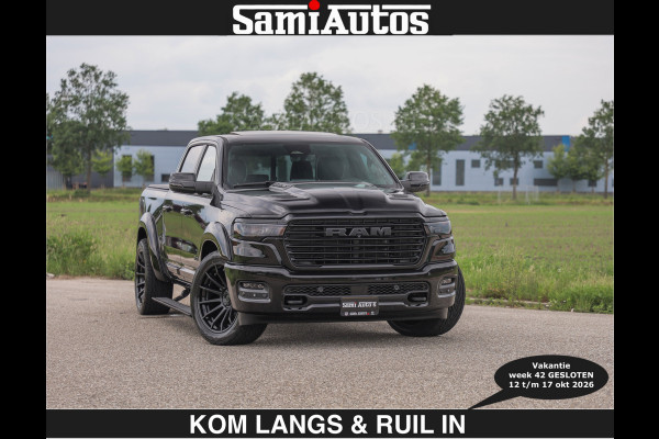 Dodge Ram BOM VOL | Night Premium | €79950,- excl | Full Option | De Meest Luxe Pick-Up in zijn Klasse | Comfortabele Dubbele Cabine met Royale 5 Zitplaatsen | BPM vrij | Nu Leverbaar uit Voorraad | Voorraad Nr 2287 - 3384 | De specialist in Amerikaanse pick‑ups in Nederland en Europa.