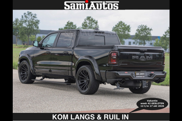 Dodge Ram BOM VOL | Night Premium | €79950,- excl | Full Option | De Meest Luxe Pick-Up in zijn Klasse | Comfortabele Dubbele Cabine met Royale 5 Zitplaatsen | BPM vrij | Nu Leverbaar uit Voorraad | Voorraad Nr 2287 - 3384 | De specialist in Amerikaanse pick‑ups in Nederland en Europa.