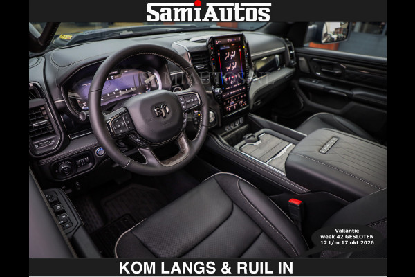 Dodge Ram LIMITED SPORT H.O 540 PK | €84950,- excl | Massage + Full Option | De Meest Luxe en Volle Pick-Up in zijn Klasse | Comfortabele Dubbele Cabine met Royale 5 Zitplaatsen | BPM vrij | Nu Leverbaar uit Voorraad | Voorraad Nr 2355 - 5149 | De specialist in Amerikaanse pick‑ups in Nederland en Europa.